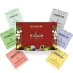 Golden Tips Aroma Black & Green Tea Assortment Individual 6 Flavour Envelope - Tea Bags (58 Gram - 30 Tea Bags) - Fast UK Delivery - Image 2
