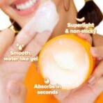 Aqualogica Glow+ Hydra Gel Moisturizer with Vitamin C & Papaya | 24-Hour Intense Hydration | Weightless Water-Like Gel Texture | Non Sticky & Quick Absorbing for Glowing Skin | 200 g - Fast UK Delivery - Image 5