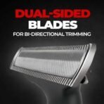 Beardo I Blade Replaceable Blade (Pack of 2) | Dual sided edges | Perfect Multipurpose Trimmer for Beard, Body and Groin | Replacement Blades for I Blade Multipurpose Trimmer - Fast UK Delivery - Image 5