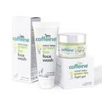 mCaffeine Green Tea Night Hydration Routine | Vitamin C | Dirt Removal, Moisturization | Face Wash, Night Gel | All Skin | Paraben & SLS Free - Fast UK Delivery - Image 3