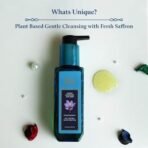 Blue Nectar Kumkumadi Brightening Face Wash with Saffron for Women & Men | Sulphate free Anti Pimple Face Cleanser (200 ml) - Fast UK Delivery - Image 3