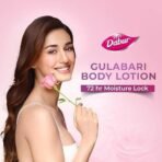 Dabur Gulabari Moisturizing Body Lotion - 400ml For Dry & Dull Skin, Made with 100% Organic Rose Oil, Dermatologically Tested and Paraben Free - Fast UK Delivery - Image 3