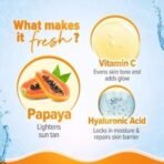 Aqualogica Glow+ Dewy Sunscreen SPF 50 PA++++ with Papaya & Vitamin C | For Dry, Sensitive, Oily & Combination Skin | UVA/B & Blue Light Protection | Fragrance-Free | For Men & Women | 80g - Fast UK Delivery - Image 6