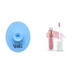 Glam 21 Silicone Face Cleanser Scrubber (Big) Lip Plumper With Hyaluronic Acid Lightweight Lip Gloss With High Shine Glossy Finish For Fuller And Plump Lips 02 Pink Struck - 5 Gm - Fast UK Delivery