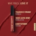 LAKME Forever Matte Liquid Lip, 16Hr Lipstick, Lightweight & Transferproof - Nude Dream, 5.6Ml - Fast UK Delivery - Image 7