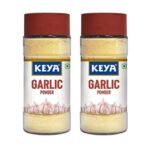 Keya Garlic Powder | 100% Pure Lehsun Powder | Ready to use | Sourced From Whole | Zero added Colours, Fillers, Additives & Preservatives | 55 gm | Pack of 2 - Fast UK Delivery - Image 2