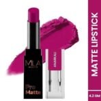 MILA Beaute Pro Matte Lipstick | Creamy Matte Lipstick | Shade - Anarkali, 4.2g The Flawless Makeup Primer for Face Makeup For All Skin Types - Fast UK Delivery - Image 4