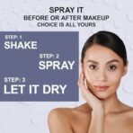 Fashion Colour MIST & FIX Setting Spray (30ML*3) | Setting Spray For Makeup Long Lasting | Mist Fix Shimmer | Illuminating & Hydrating Makeup Fixing Spray | Makeup Fixing Spray For Long-Lasting Makeup | Set of 3 - Fast UK Delivery - Image 7