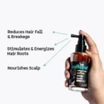 mCaffeine Coffee Scalp Tonic for Hair Growth with Redensyl & Proteins | Controls Hair Fall & Breakage, Stimulates & Energizes Hair Roots | For Men & Women | Sulphate Free (100ml) - Fast UK Delivery - Image 4
