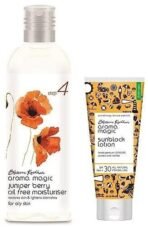 Aroma Magic Sunscreen Sun Block Lotion, SPF 30, 50ml & Aroma Magic Juniper Berry Oil Free Moisturiser, 100ml - Fast UK Delivery - Image 2