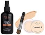 MILA Beaute Makeup Fixer |Makeup Setting Spray | Dermatalogically Tested 75ml Conceal It Pot Concealer For Face Makeup | Shade - (Light Ivory, 4g) - Fast UK Delivery - Image 2