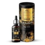 ISVARA AYURVEDA 24K Face Gold Serum for Skin Brightening, Reduce Wrinkles, Hydrating Serum with Avocado Vitamin E Oil and Hyaluronate - 30ML (Pack of 2) - Fast UK Delivery - Image 3