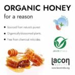 Kapiva Organic Honey 500gm | NMR tested | Unprocessed & Unpasteurized Honey |100% Raw Pure & Natural | Strengthens Immunity | 0% Added Sugar No Preservatives - Fast UK Delivery - Image 4