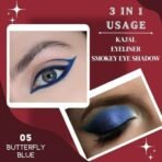 KINDED Kind Eyes Kajal 3 in 1 Kohl Kajal Eye Liner Smokey Eye Shadow Waterproof Smudge Proof 18 Hours Colour One Stroke Auto Kajal Pencil (Combo 0.35 gm each, Boundless Black & Butterfly Blue) - Fast UK Delivery - Image 6