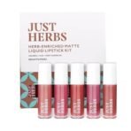Just Herbs Ayurvedic Liquid Matte Lipstick Kit Set Of 5 With Long Lasting, Hydrating & Lightweight Lip Colour, Brights & Pinks - Paraben & Silicon Free - 5 Ml - Fast UK Delivery - Image 2