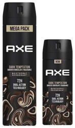 AXE Dark Temptation Long Lasting Deodorant Bodyspray For Men 215 ml & Axe Dark Temptation Long Lasting Deodorant Bodyspray For Men 150 ml - Fast UK Delivery - Image 2