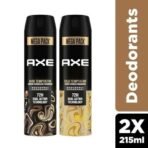 Axe Dark Temptation Men's Deodorant + Axe Gold Temptation Long Lasting Deodorant Bodyspray For Men, With An Irresistible Scent 215ml, Pack of 2 - Fast UK Delivery - Image 3
