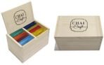 Chai Craft Boxful of surprises- 40 teabags in a pine wood box Pack of 1 - Fast UK Delivery - Image 2