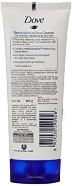 Dove Beauty Moisture Conditioning Face Wash Cleanser, 100gm - Fast UK Delivery - Image 3