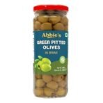 Abbie's Green Sliced Olives + Green Pitted Olives 450g, Pack of 1 each, For Authentic Taste in Cooking, Snacking, Pizzas toppings or Italian Pastas Ingredient - Fast UK Delivery - Image 5