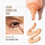 mCaffeine Brightening & Colour Corrector Tinted Under Eye Cream with 2% Vitamin C + Ferulic Acid | SPF 30+ PA++++| Reduces & Conceals Dark Circles | Instantly Brightens | UV Protection | Orange - 15ml - Fast UK Delivery - Image 4