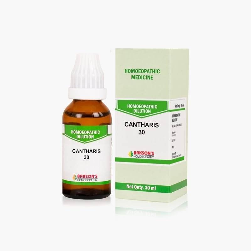 uk41RUAjtvdoL-1.jpg BAKSON S HOMOEOPATHY Cantharis 30 Dilution (30ml Pack of 2) - Image 1