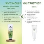 Ayouthveda Moringa & Sea Buckthorn Hand Cream | Soothens, Nourishes & Moisturizes Hands | Reduces Skin Irritation | Non Sticky Cream To Hydrate Dry & Dull Skin (Pack of 2; 30g each) - Fast UK Delivery - Image 7