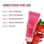 Jovees Herbal Strawberry Face Wash For Hydrating & Glowing Skin with Strawberry Ext. | Gentle Cleanser For Brightens Skin, Removes Pigmentation | For Normal to Dry Skin Types - 120ML - Fast UK Delivery - Image 5