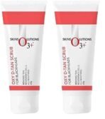 O3+ Oxy D-Tan Scrub 60g for Blackheads & Glowing Skin | Anti Acne, Blackhead Remover | Detan Scrub for TAN Removal (Pack of 2) - Fast UK Delivery