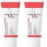 O3+ Oxy D-Tan Scrub 60g for Blackheads & Glowing Skin | Anti Acne, Blackhead Remover | Detan Scrub for TAN Removal (Pack of 2) - Fast UK Delivery