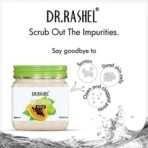 DR.RASHEL Scrub For Face & Body (Papaya Scrub, 380 ML) | All Skin |Cleanser Scrub For Deep Exfoliation | Dead Skin Remover Scrub | Tan Removal | Blackhead Remover Scrub | Face Scrub | Body Scrub - Fast UK Delivery - Image 5