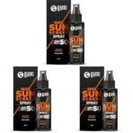 Beardo Max Sunscreen SPF 50 & PA+++ Spray for Men | Non-greasy Sunscreen for Men | Easy Application Sunscreen Spray | Sunscreen For Oily Skin | UVA UVB Protection | 50ml (Pack of 3) - Fast UK Delivery - Image 2