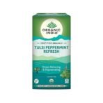 ORGANIC INDIA Tulsi Peppermint Refresh 25 Tea Bags || Stress Relieving & Rejuvenating || Feeling Refreshed || Tulsi Tea - 25 Tea Bags - Fast UK Delivery - Image 2