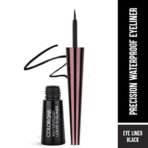 Colorbar Waterproof Opaque Liquid Eyeliner Opaque Finish - Black, 2.5ml |Smudge Proof| Long Lasting| Flexible Applicator. - Fast UK Delivery - Image 3
