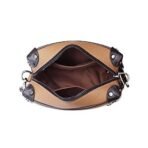 Colorbar THE CLASSIC CROSSBODY - TAN II Stylish soft faux leather crossbody bag II Zipper II Detachable and Adjustable Crossbody Strap - Fast UK Delivery - Image 5