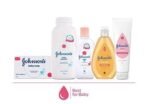 Johnson's Baby Care Collection with Organic Cotton Baby Tshirt (7 Gift Items, Blue) - Fast UK Delivery - Image 4
