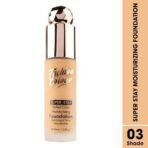 Fashion Colour Super Stay Foundation | Time Backflow | Perfect Cover Moisturizing Foundation | Foundation for All skin tone | For Glowing Skin | (Golden Beige, 30ML) - Fast UK Delivery - Image 3