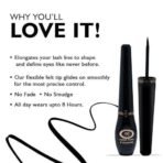 FASHION COLOUR Waterproof Eyeliner Long Lasting (5ml) | Eyeliner Smudge Proof and Waterproof Long Lasting | Extreme Slim Tip For Smooth Precise Application | Long Lasting Upto 8 Hrs | Quick Drying | (Extreme Matte Black) - Fast UK Delivery - Image 6