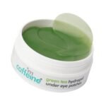 mCaffeine Green Tea Hydrogel Under Eye Patches for Dark Circle, Fine Lines & Wrinkles Reduction | Cooling Under Eye Patch Mask for Instant De-Puffing | 30 Pairs - Fast UK Delivery