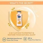 Vaseline Healthy Bright Sun Protection Body Lotion SPF 30 400 ml, Daily Moisturizer for Dry Skin, Gives Non-Greasy Glowing Skin - For Men & Women (Pack of 2) - Fast UK Delivery - Image 5