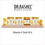 DR.RASHEL VITAMIN C PACK OF 4 (SCRUB, GEL, CREAM & FACEPACK) - Fast UK Delivery - Image 7