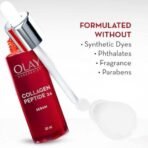 Olay Face Serum | Clear and Even Skin | Fights Dullness and Provides Radiant Glow| Normal, Oily, Dry, Combination Skin | Paraben and Sulphate Free (30ml, Collagen Peptide 24) - Fast UK Delivery - Image 6