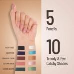 Swiss Beauty Chrome & Matte Twin Eyeshadow Stick | Mix of Matte and Shimmer | Easy to blend, non creasing eyeshadow | 24 Hour Stay | Shade- Autumm Break, 2g - Fast UK Delivery - Image 6