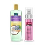 Parachute Advansed Rosemary enriched Coconut Hair Oil 300ml & Livon Style Pro Keratin Hair Serum 100ml, Pack of 2 - Fast UK Delivery - Image 2