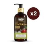 WOW Skin Science Apple Cider Vinegar Hair Conditioner for Dull & Frizzy Hair with Almond Scent | 300 millilitre | Pack of 2 - Fast UK Delivery - Image 3