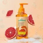 mCaffeine Glow Boost Grapefruit Body Wash | Fruity Grapefruit Aroma | Vitamin C Rich & 5% Glycerine | Deep Cleanse, Detan for Soft & Smooth Skin | Fragrance Shower Gel for All Skin Types- 300 ml - Fast UK Delivery - Image 3