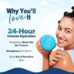 Aqualogica Barrier+ Hydra Gel Moisturizer with 5 Ceramides & Avocado | 24-Hour Intense Hydration | Weightless Water-Like Gel Texture | Non Sticky & Quick Absorbing for Healthy Skin Barrier | 200 g - Fast UK Delivery - Image 4