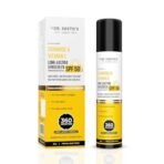 Dr. Sheth's Ceramide & Vitamin C Long lasting Sunscreen SPF 50+ PA++++ 6 hrs Advanced UV & Tan Protection For All Skin Types | No White Cast| Non-Greasy & Quick-Absorbing | For Women & Men | 50g - Fast UK Delivery - Image 2