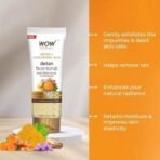 WOW Skin Science Ubtan + Hyaluronic Acid Detan Face Scrub | Gently Exfoliates | Removes Impurities | Hydrates Skin | Promotes Even-Toned Complexion | 100g - Fast UK Delivery - Image 5