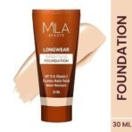 MILA Beaute Makeup Fixer |Makeup Setting Spray | Dermatalogically Tested 75ml Longwear Weightless Foundation | Flawless Matte Finish | Shade - (101 Classic Ivory, 30ml) - Fast UK Delivery - Image 4